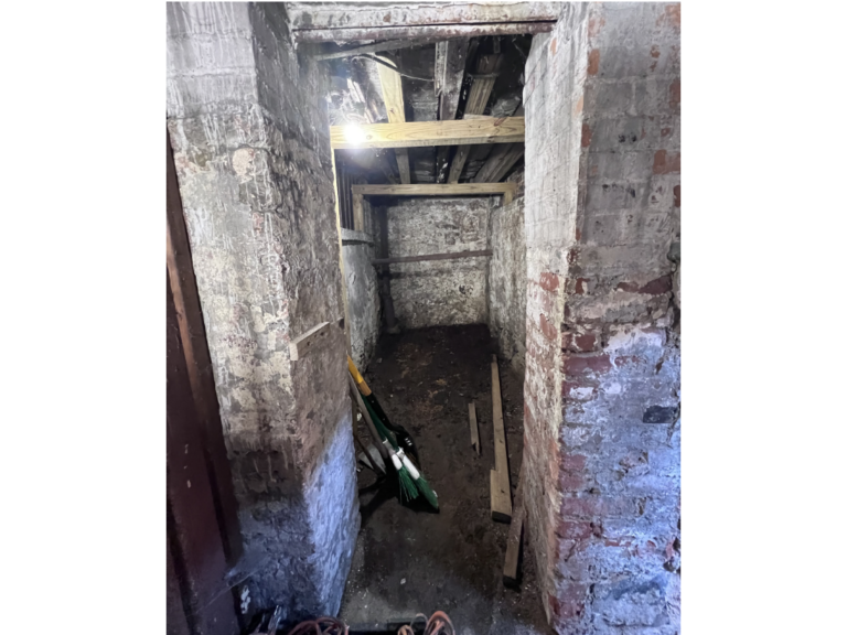 Existing Storage Under Porch