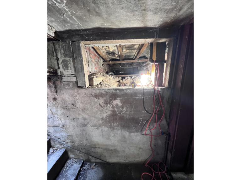 Existing Storage Under Porch